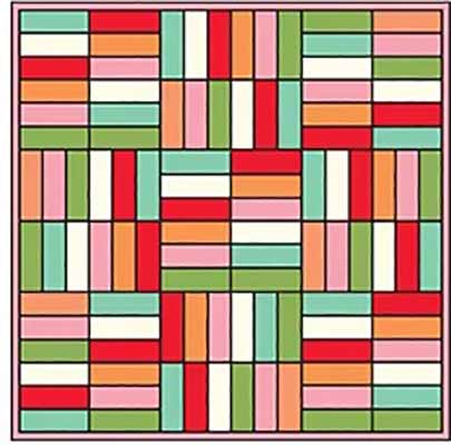 Jelly Roll Jam Shortcut Quilt Pattern