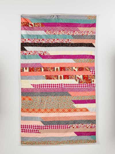 Jelly roll race quilt
