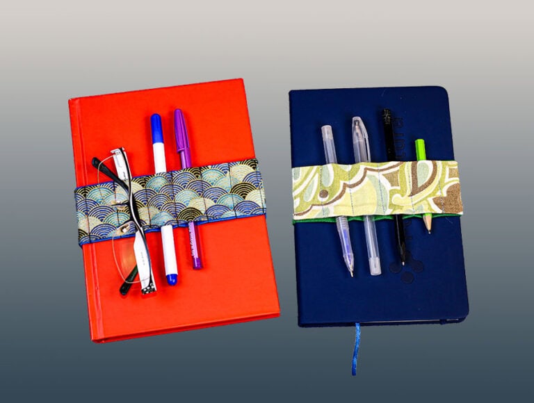 DIY Journal Bandolier // Book Strap // Band Holder for Pens and Glasses