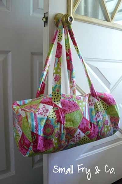 Kids sized duffel bag pattern