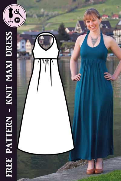 Halter neck dress pattern free