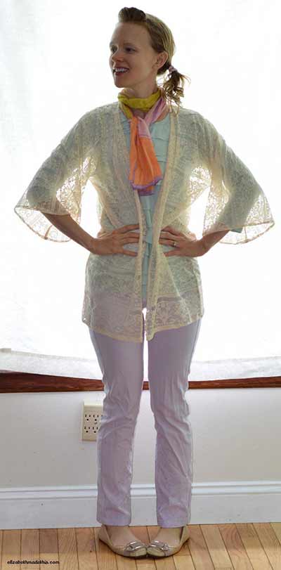 lace robe pattern