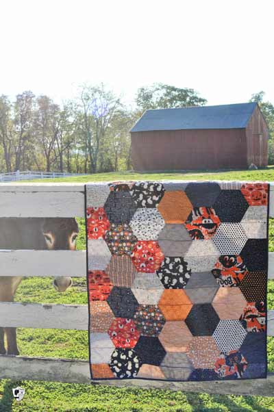 Large Hexagon Quilt Pattern