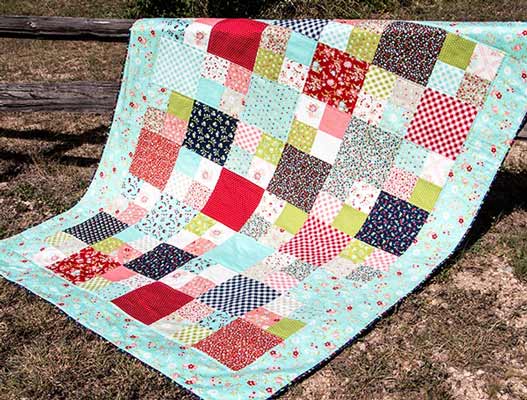 Layer Cake Checkmate Shortcut Quilt Pattern