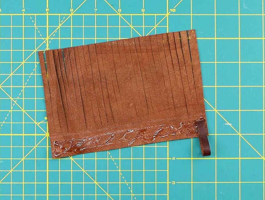 How to make a DIY wood and leather bag tassel - easy craft project!