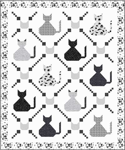 Chat and Charmed quilt