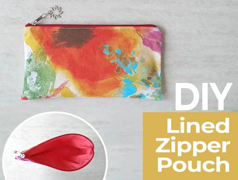 How to Sew a Zipper Pouch Tutorial – DIY Any SIZE You Want