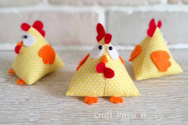 Chicken - bird plush pattern