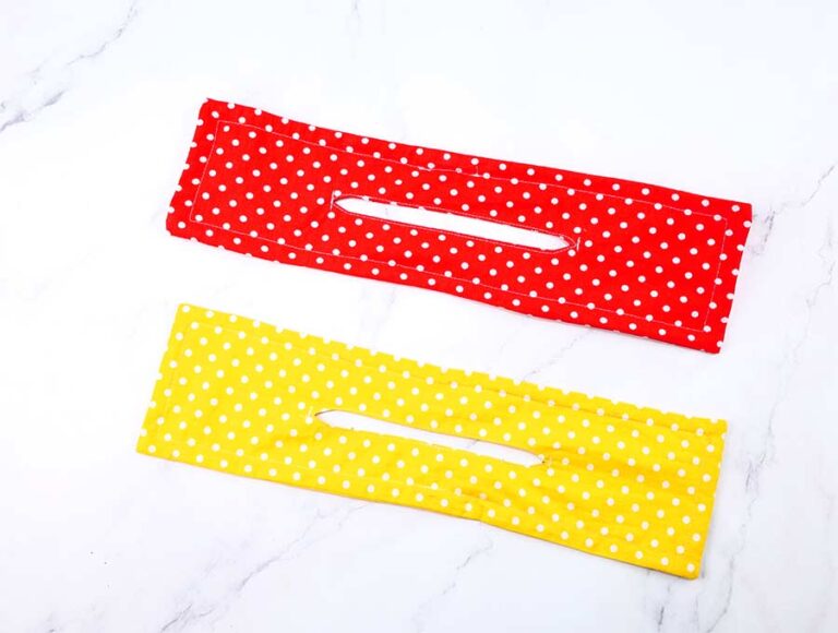 DIY Fabric Hair Bun Maker And Holder Tutorial And Free Pattern ⋆