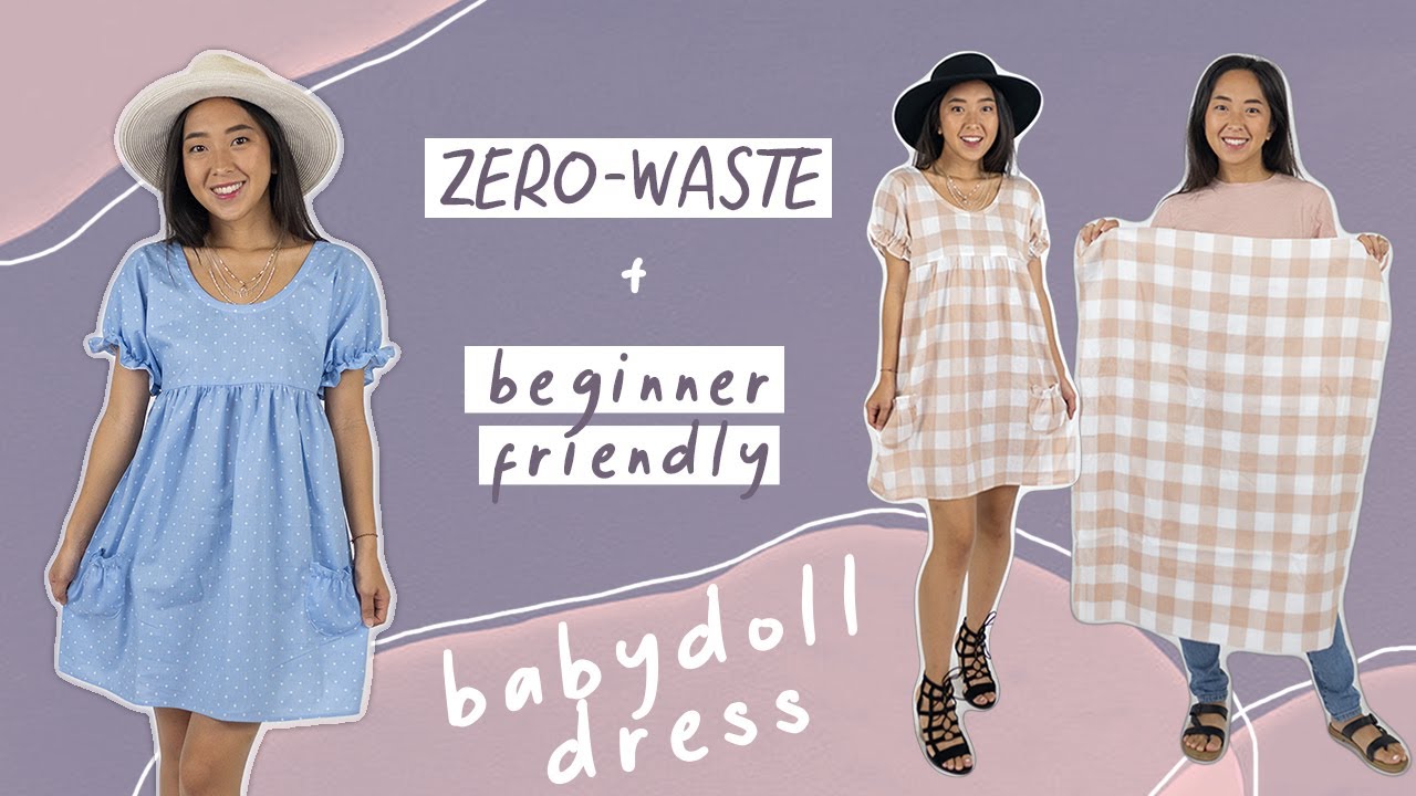 long sleeve backless velvet dress Off-Shoulder Babydoll Dress Sewing Pattern (Sizes XS-4X) main image 1