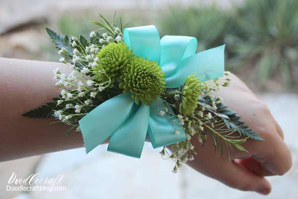 How to Make a Wrist Corsage or Boutonniere with Fresh Flowers