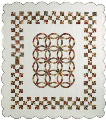 Free Double Wedding Ring Quilt Patterns ⋆ Hello Sewing