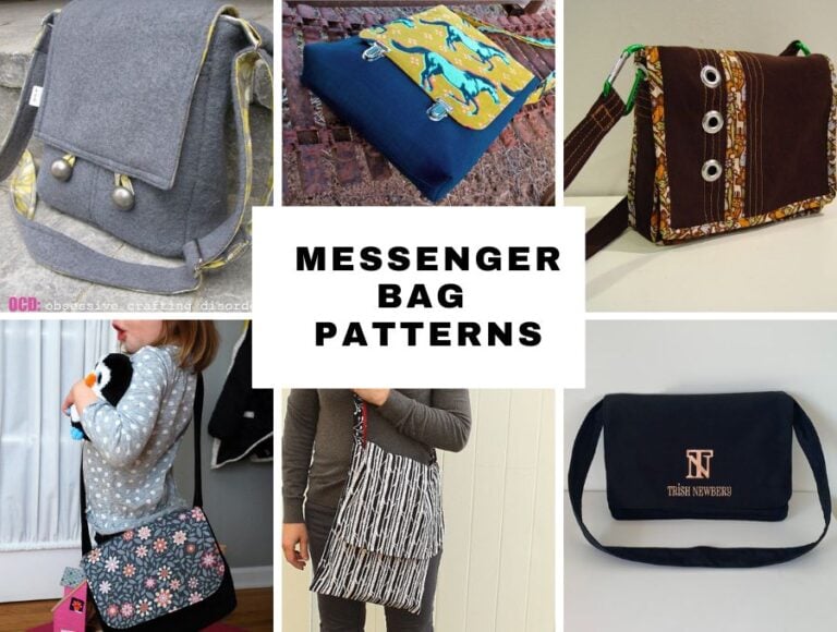 Messenger Bag Patterns – Trendy DIY Designs YOU Can Sew