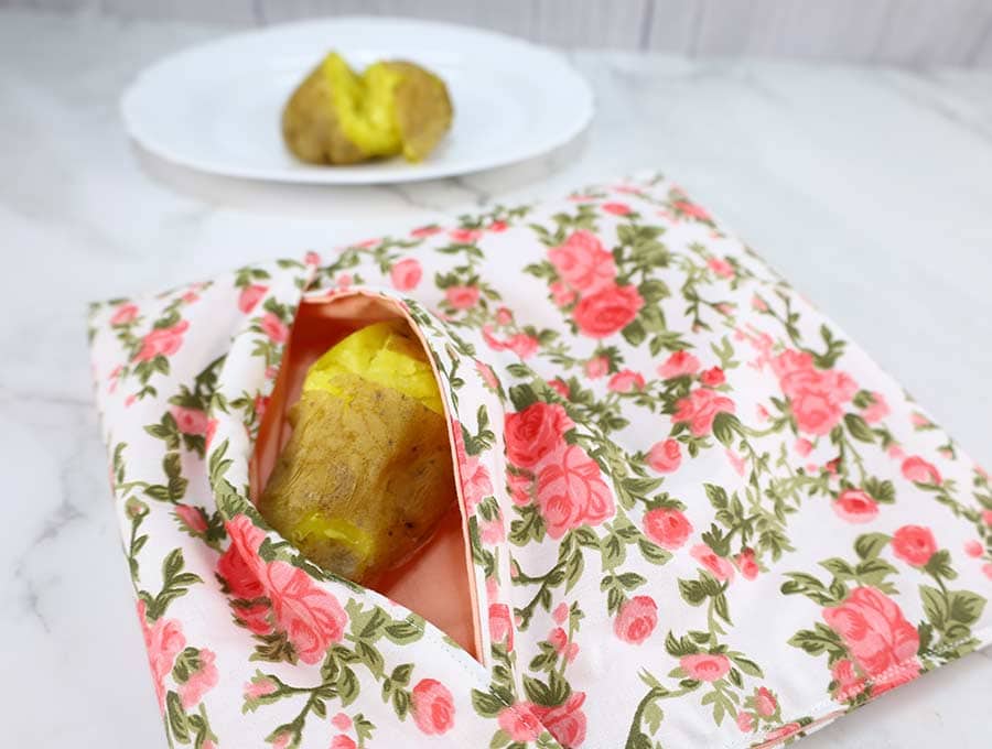 Microwave Baking Potatoes Potato Bag Cooking Bag Washable Bag Baked Potatoes 