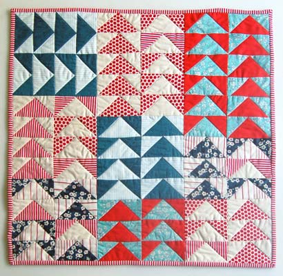 mini flying geese quilt pattern