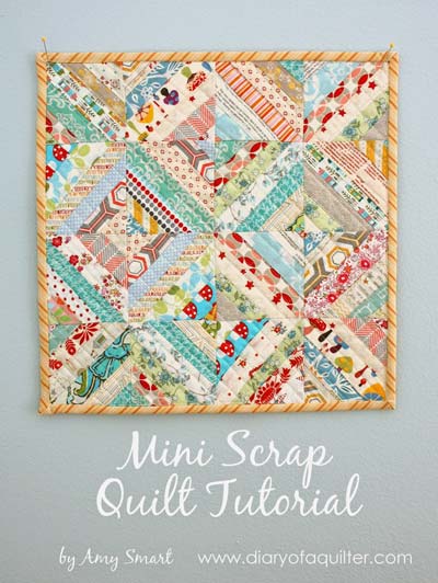 mini scrap quilt