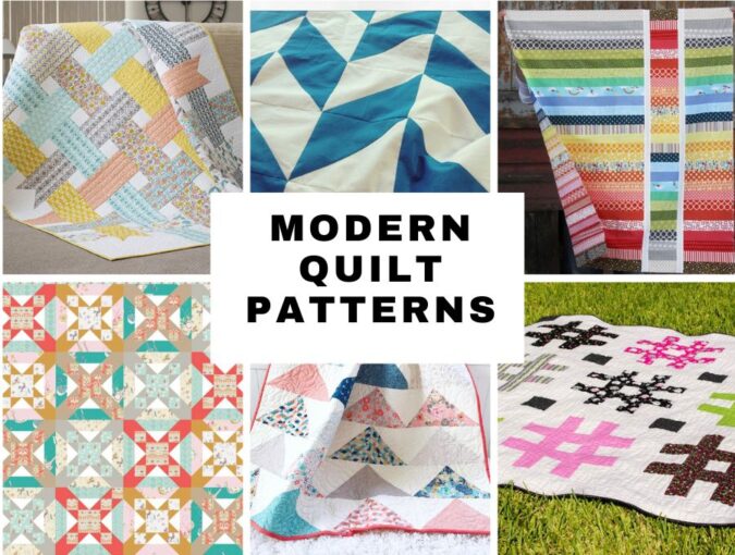 Free Modern Quilt Patterns For Beginners And Advanced Quilters ⋆ Hello ...