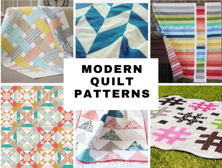 Free Modern Quilt Patterns for Beginners and Advanced Quilters