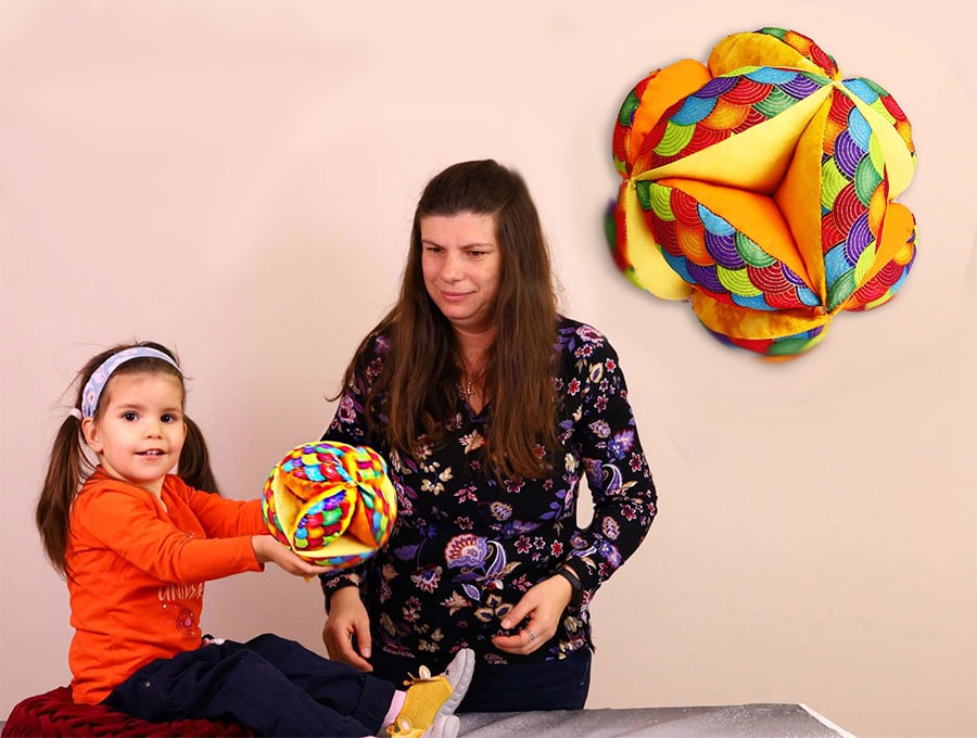 diy montessori puzzle ball