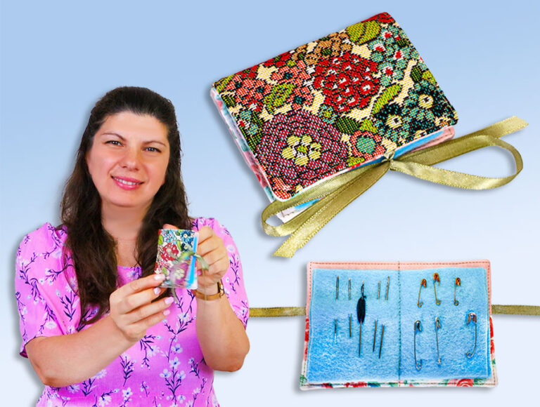 DIY Needle Book with Pockets // How to Sew a Needle Book