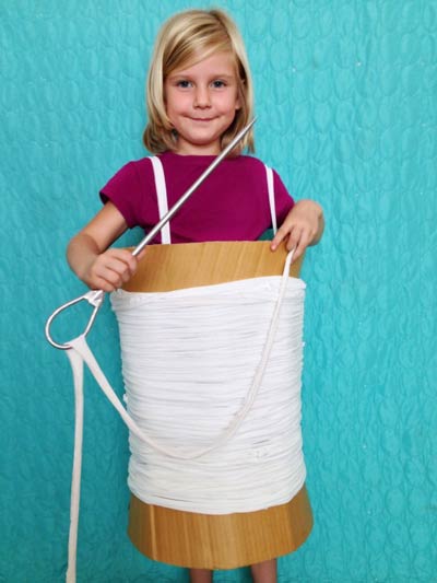 fun needle and thread costume for kids