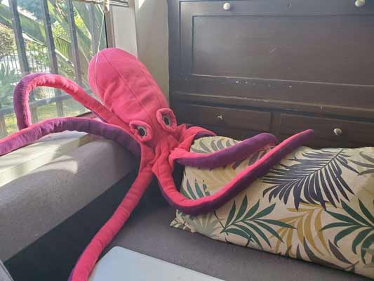 Plush octopus pattern