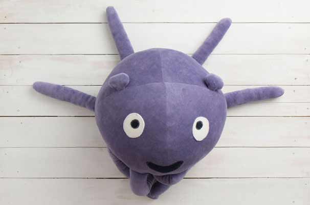 Octopus plush sewing pattern