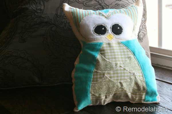 Owl pillow pattern