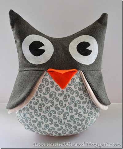 Owl stuffies – sewing pattern