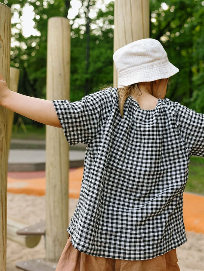 pairing gingham with other clothes