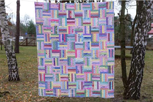 Pastel+Rails quilt pattern