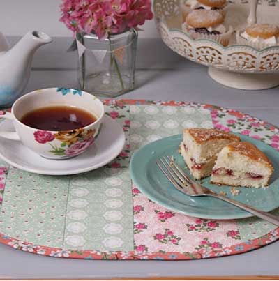 oval placemats pattern