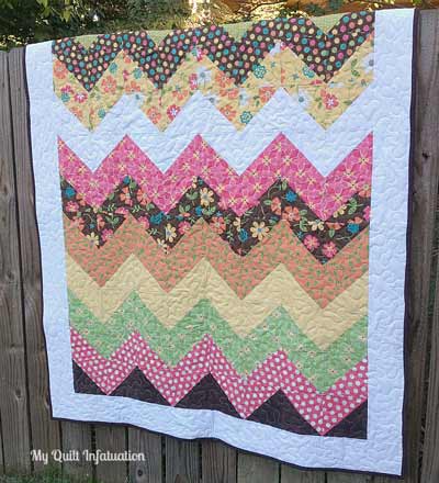 Easy Peasy Chevron Quilt Tutorial