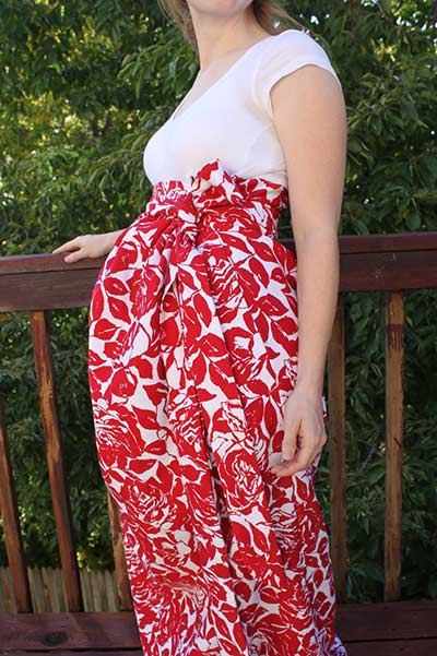 DIY maternity dress