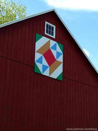 Spool barn quilt