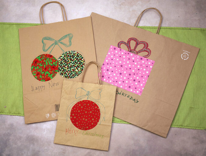 personalized paper gift bags craft