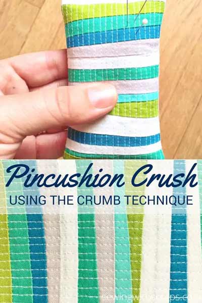 Pincushion Crumb Crush template
