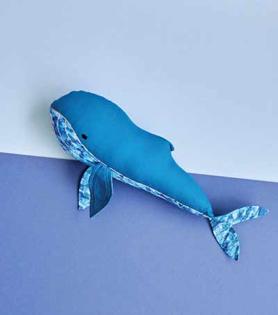 Plush whale