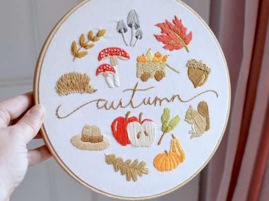 Fun seasons embroidery patterns