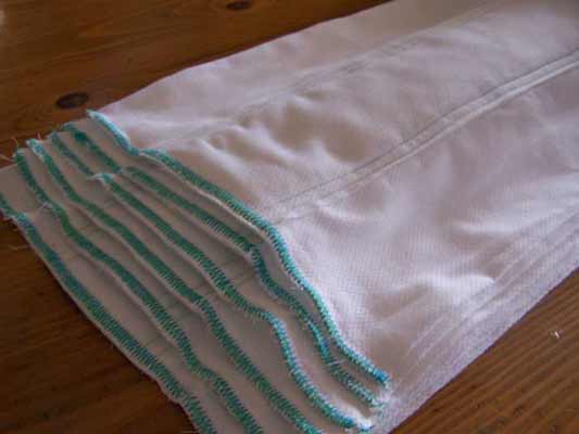 How to Sew Prefold Cloth Diapers