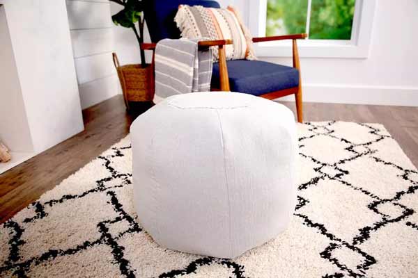 Easy Pouf ottoman template