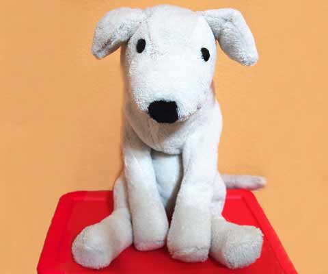 Puppy Plush From an Old Bath Robe