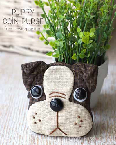 Puppy coin purse
