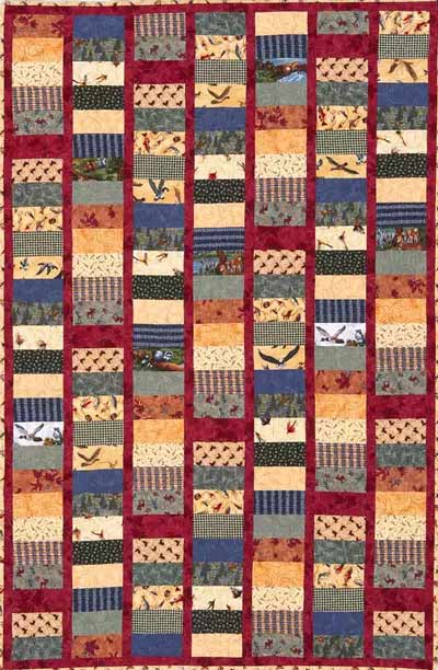 On the fly flannel quilt