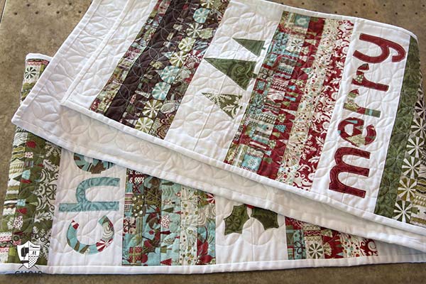 quilted christmas table runner pattern