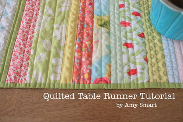 stripes pattern for easy table runner