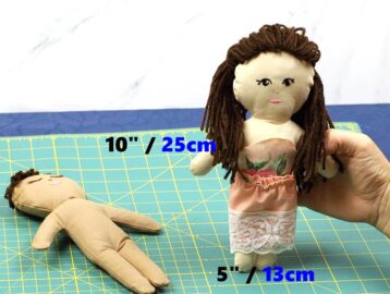 How To Make A Rag Doll (with FREE Pattern For Boy Or Girl) ⋆ Hello Sewing