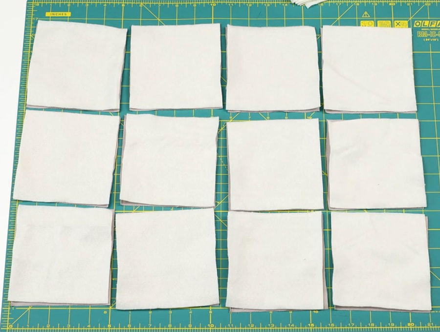 rag quilt calculator - middle layer