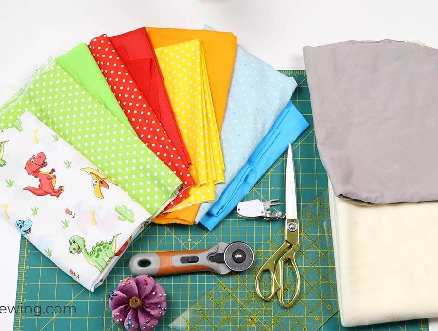 rag quilt supplies