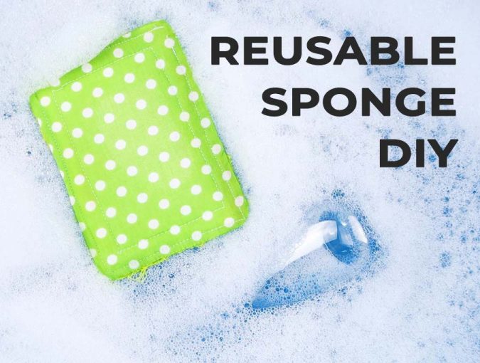 DIY reusable sponge tutorial
